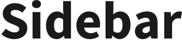Sidebar