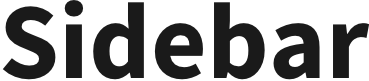 Sidebar